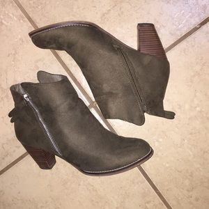 Boot cut Leila stone boot cut booties